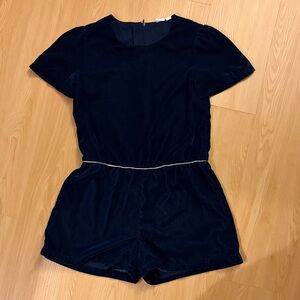 GAP Kids Midnight Blue Velvet Romper size 10 (L)